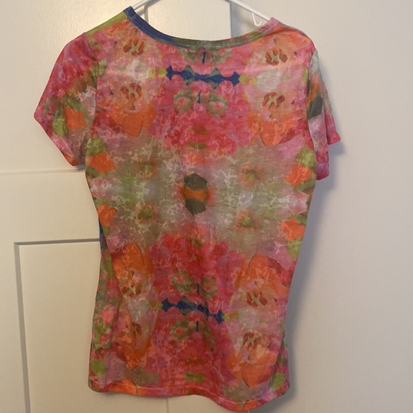 Tribal lightweight semi transparent short sleeve shirt - Picture 2 of 6